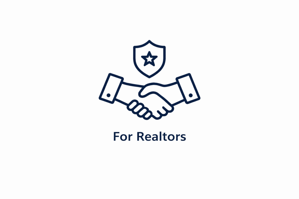 An Icon For Realtors showing partnership shaking hands between realtor and Georgia Closing Attorneys