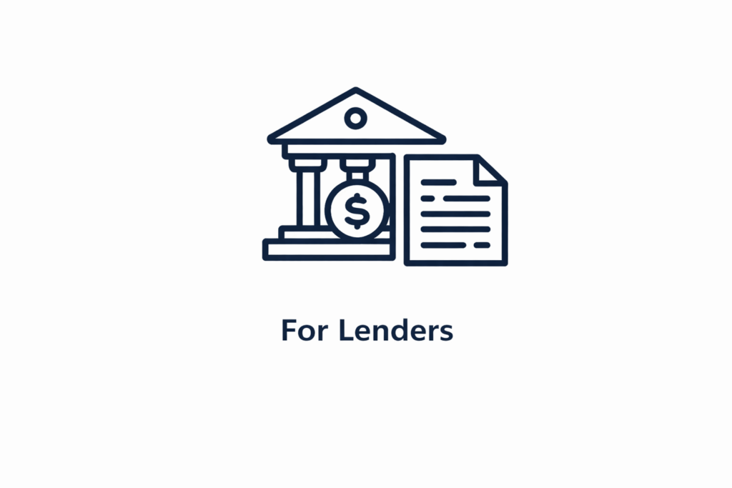 Georgia Closing Attorneys For Lenders Icon showing the lender and lender documents for a closing