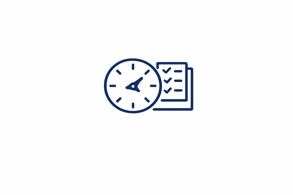 Georgia Closing Attorneys Timing and Steps Icon showing that you know what happens at the closing table and what comes next - start to finish.